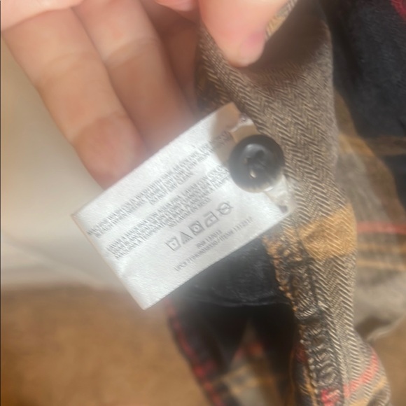 Orvis Men’s Brown Flannel Plaid Shirt Size Medium - Picture 8 of 10